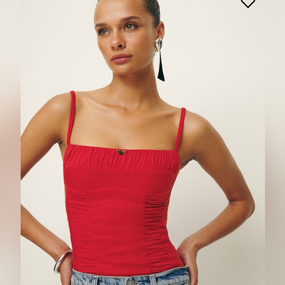 Reformation Linen Top